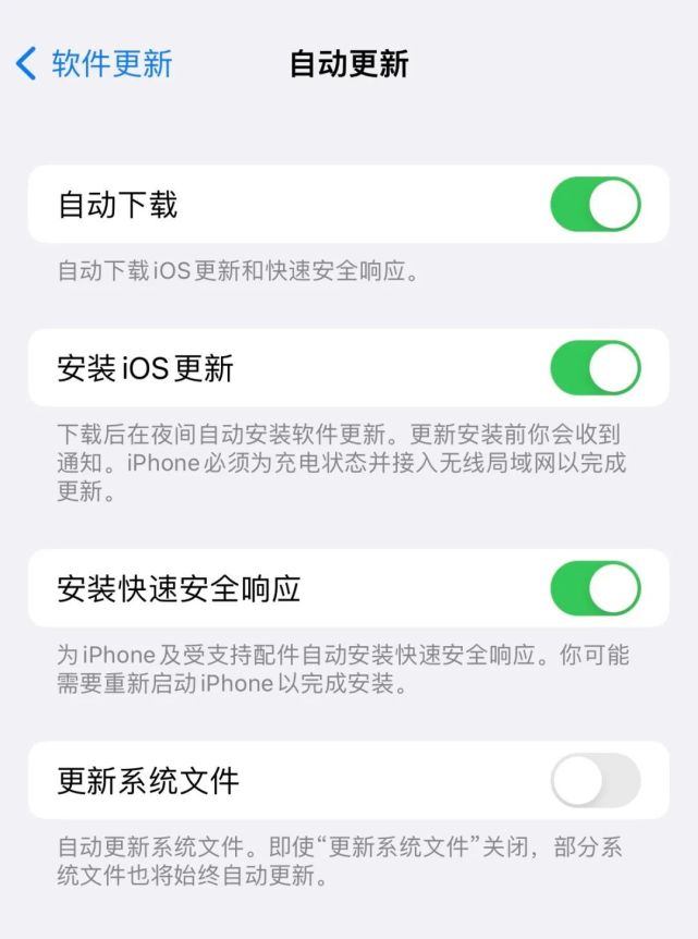宁都苹果手机维修分享苹果快速安全响应更新有必要安装吗 